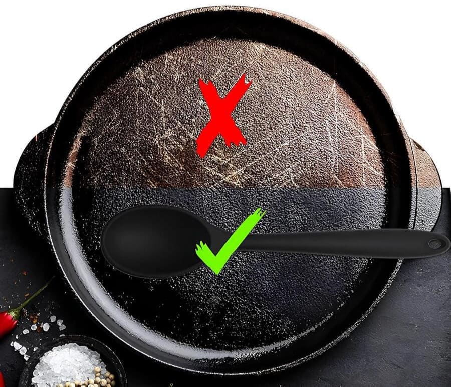 Silikon Kochlöffel 2er Set