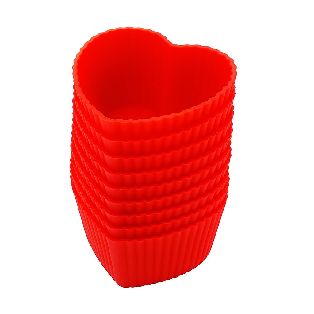 Herz Muffinform aus Silikon