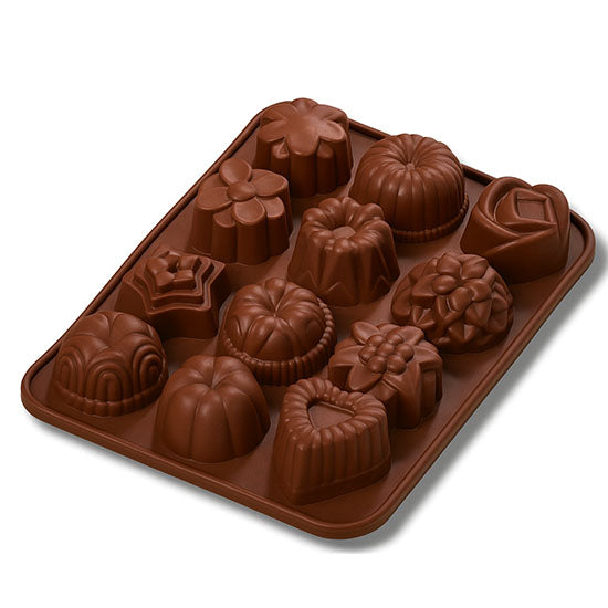 Pralinen- und Eiswürfelform aus Silikon