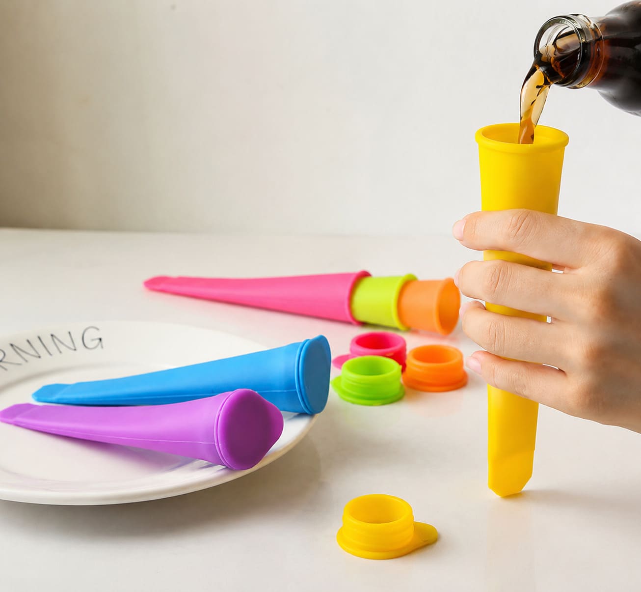 Push-Up Eisformen aus Silikon