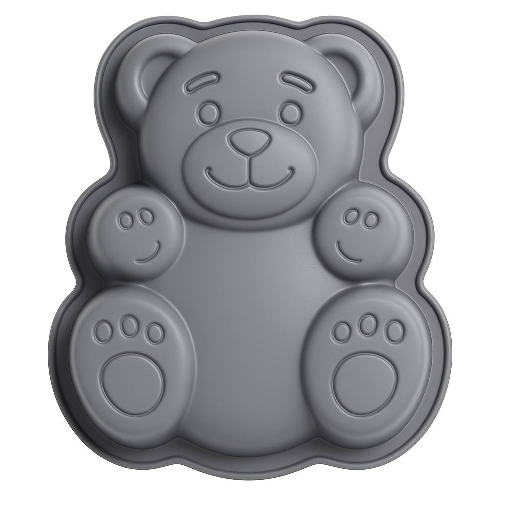 Silikonform im Bär-Motiv