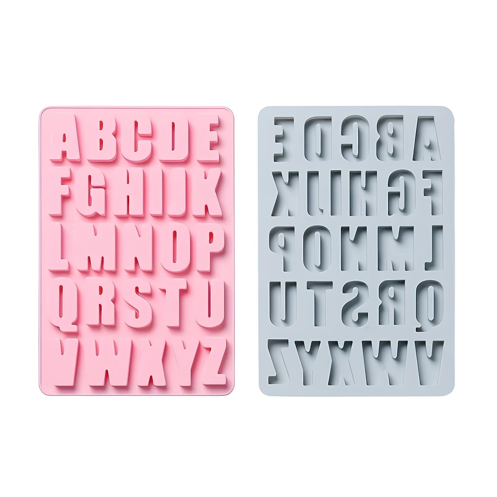 Silikonform mit Buchstaben A-Z