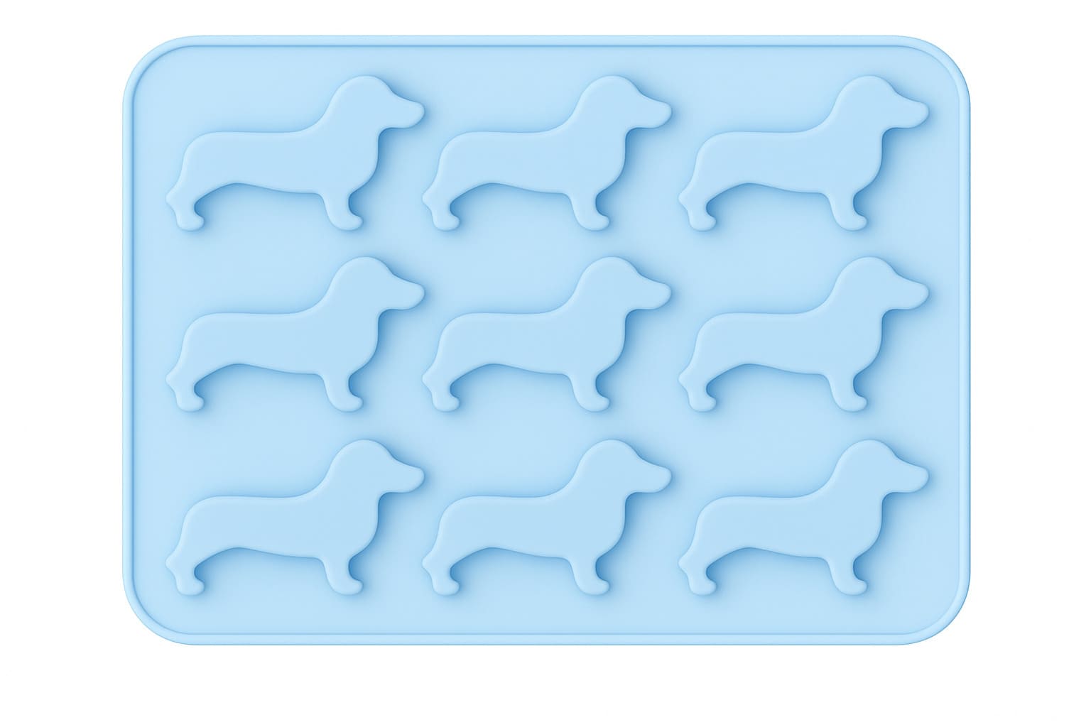 Dackel-Backform aus Silikon