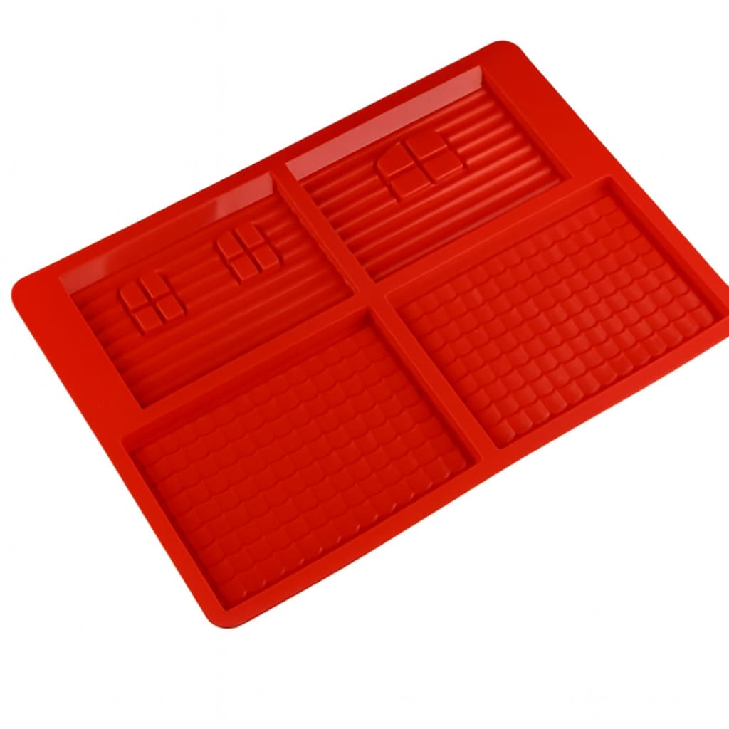 Lebkuchenhaus Backform als Bausatz