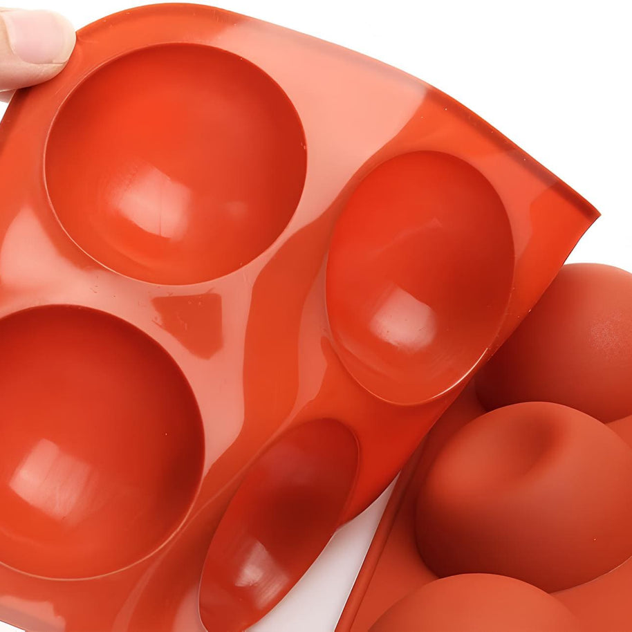 Silikonform (Halb-)Kugel 4er Set