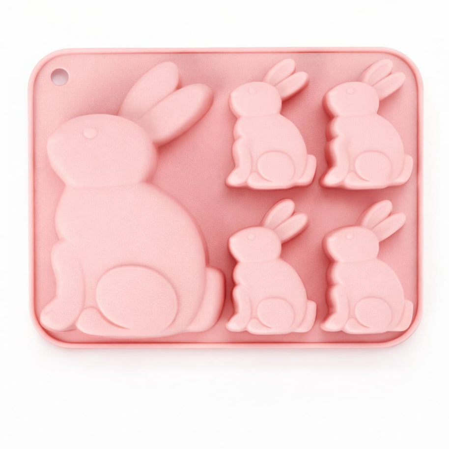 Backform mit Osterhase-Motiven
