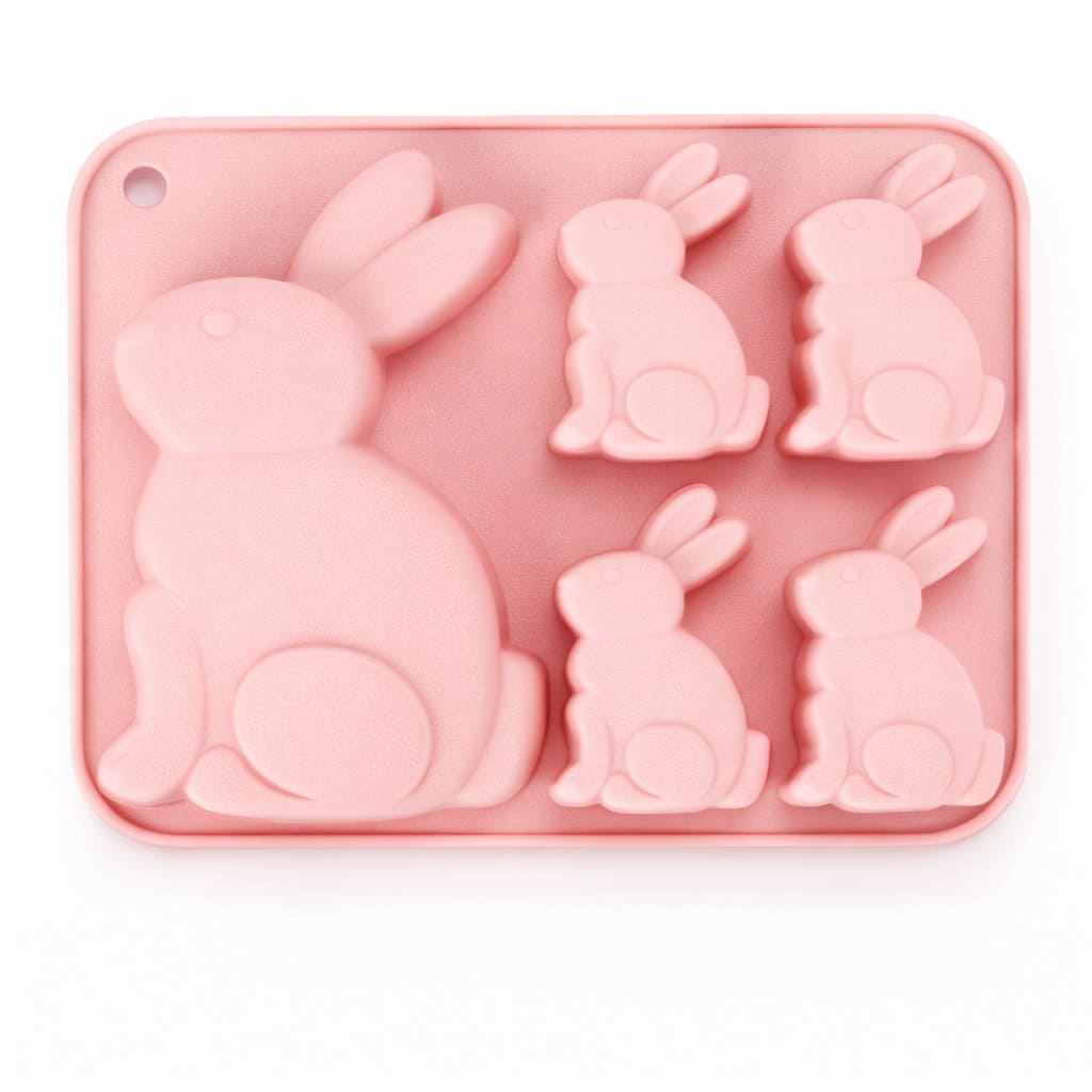 Backform mit Osterhase-Motiven
