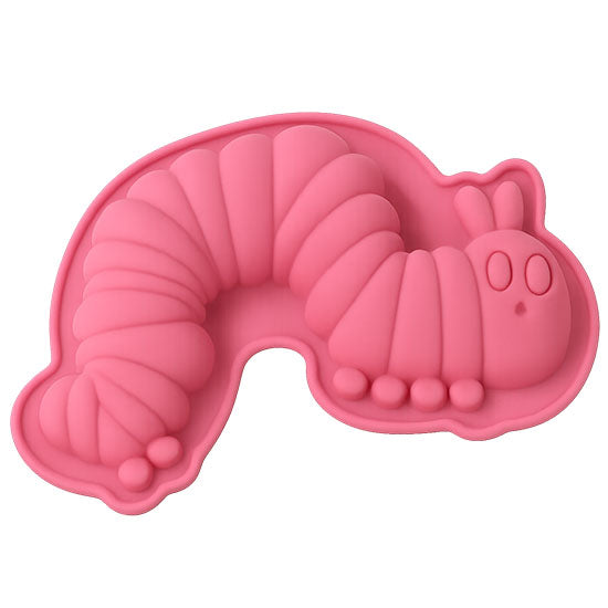 Backform mit Raupe-Motiv