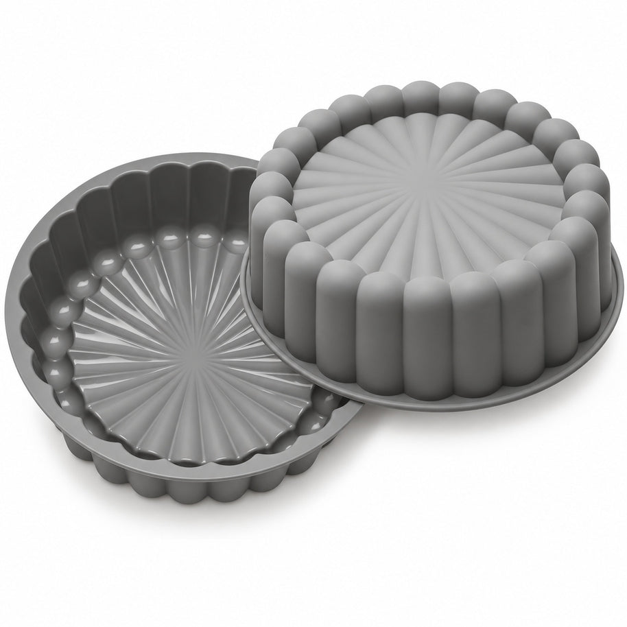 Silikon Kuchen- und Backform in rund
