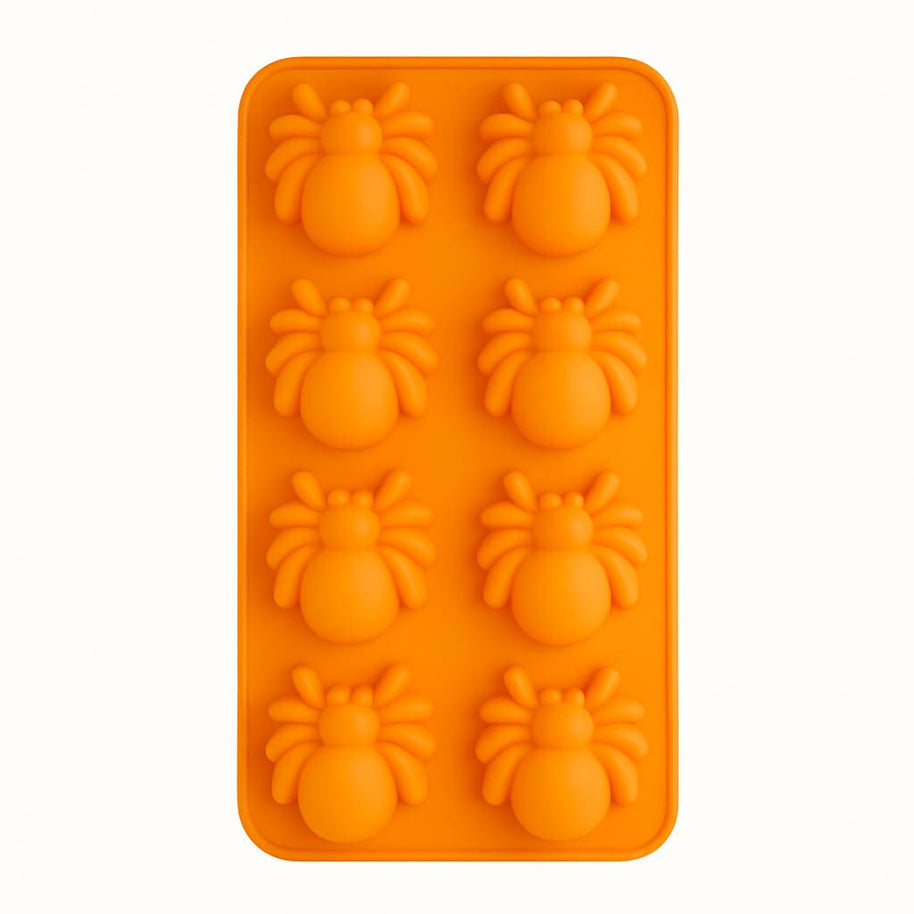 Silikonform mit Spinnen-Motiven