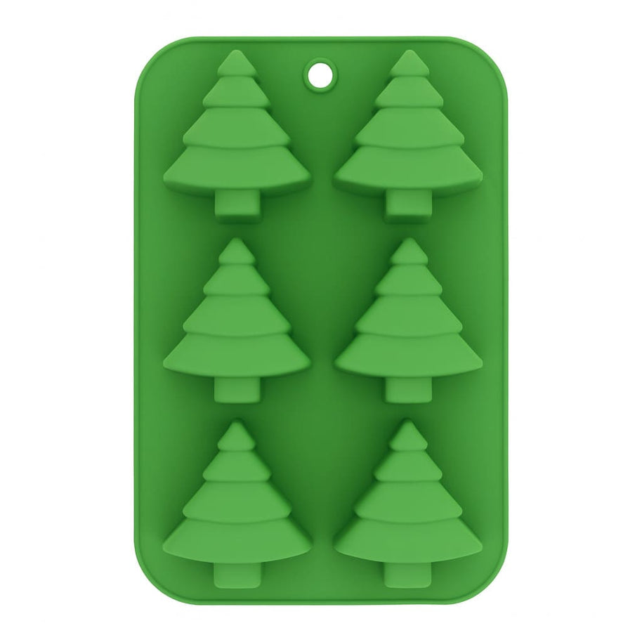 Silikonform im Tannenbaum-Motiv