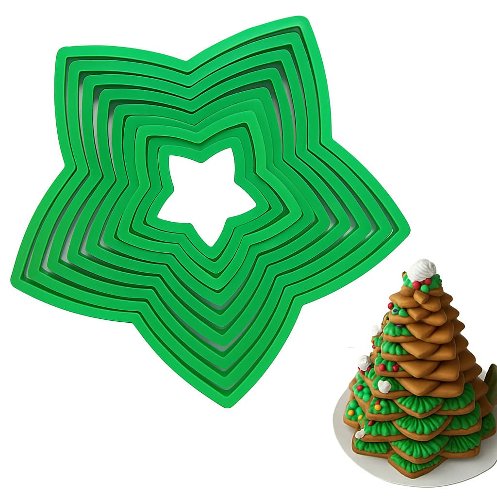 Stern-Ausstecher im 10er Set