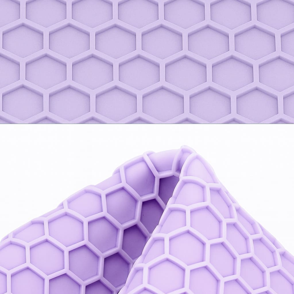 Topfuntersetzer aus hitzebeständigem Silikon im Set