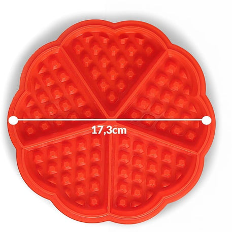 Silikon Waffelform 2er Set für Backofen, Mikrowelle, Airfryer