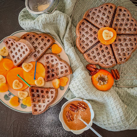 Silikon Waffelform 2er Set für Backofen, Mikrowelle, Airfryer