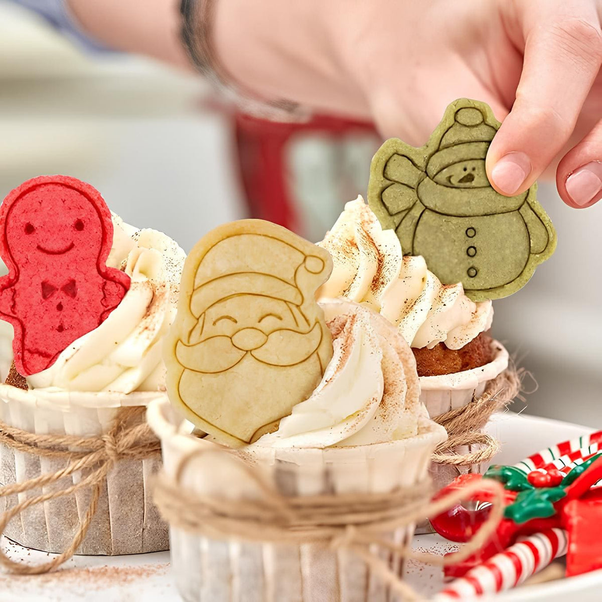 Ausstechformen für Weihnachten im 8er Set – SilikonBackform