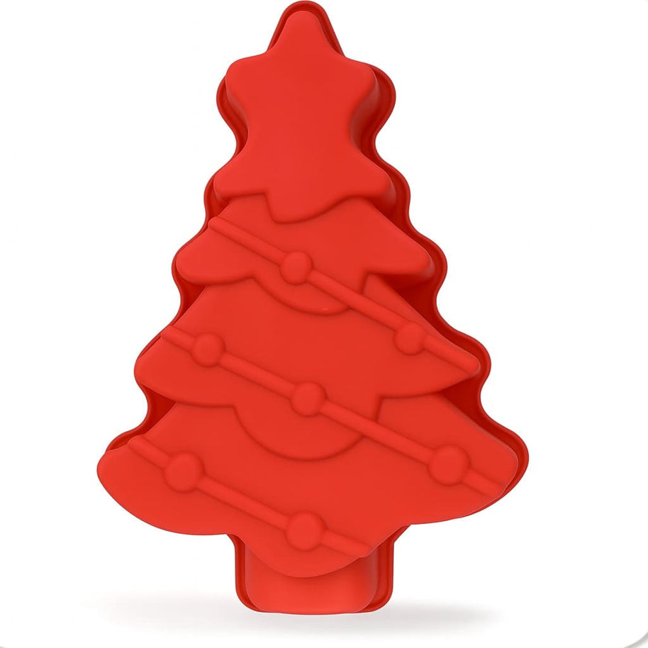 Silikonform im Tannenbaum-Motiv