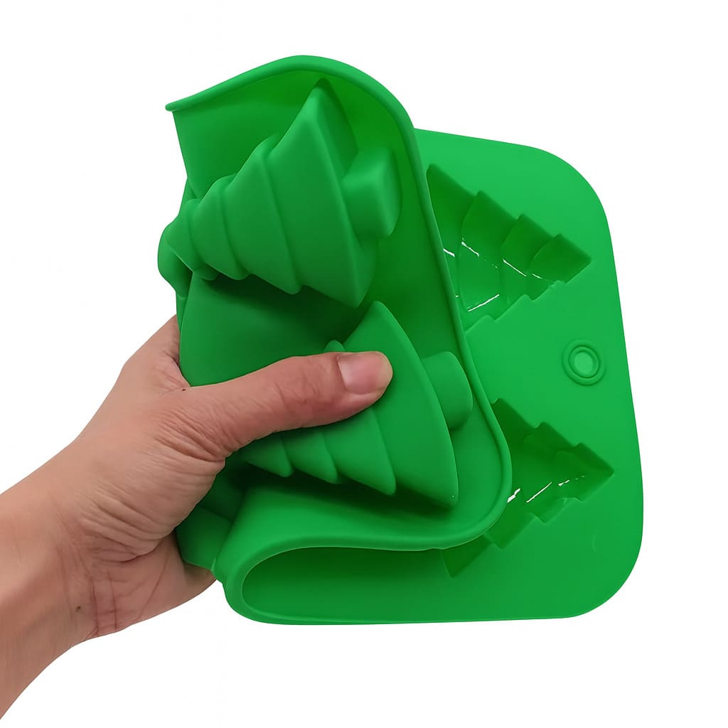 Silikonform im Tannenbaum-Motiv