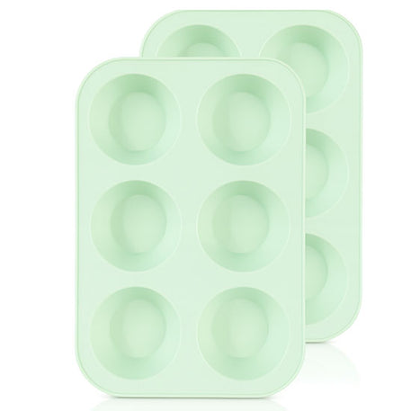 Große Muffinform aus Silikon 2er Set